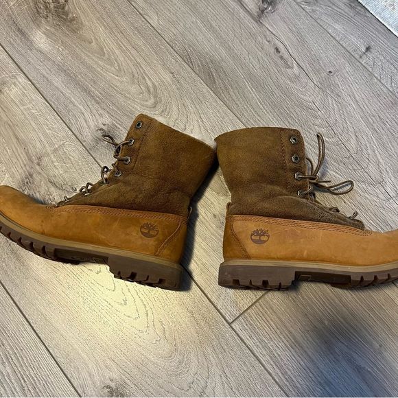 Timberland WOMEN'S JAYNE WATERPROOF FLEECE FOLD-DOWN BOOTS size 8 M - Picture 11 of 15